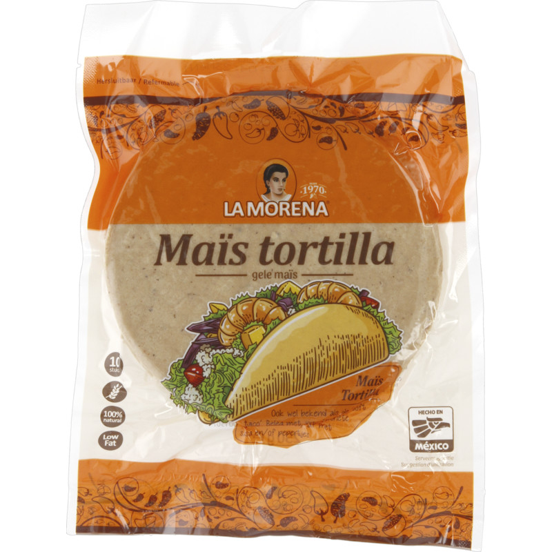 picture of the La Morena Corn tortillas