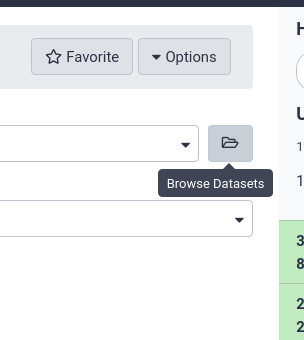 data library access from tool form