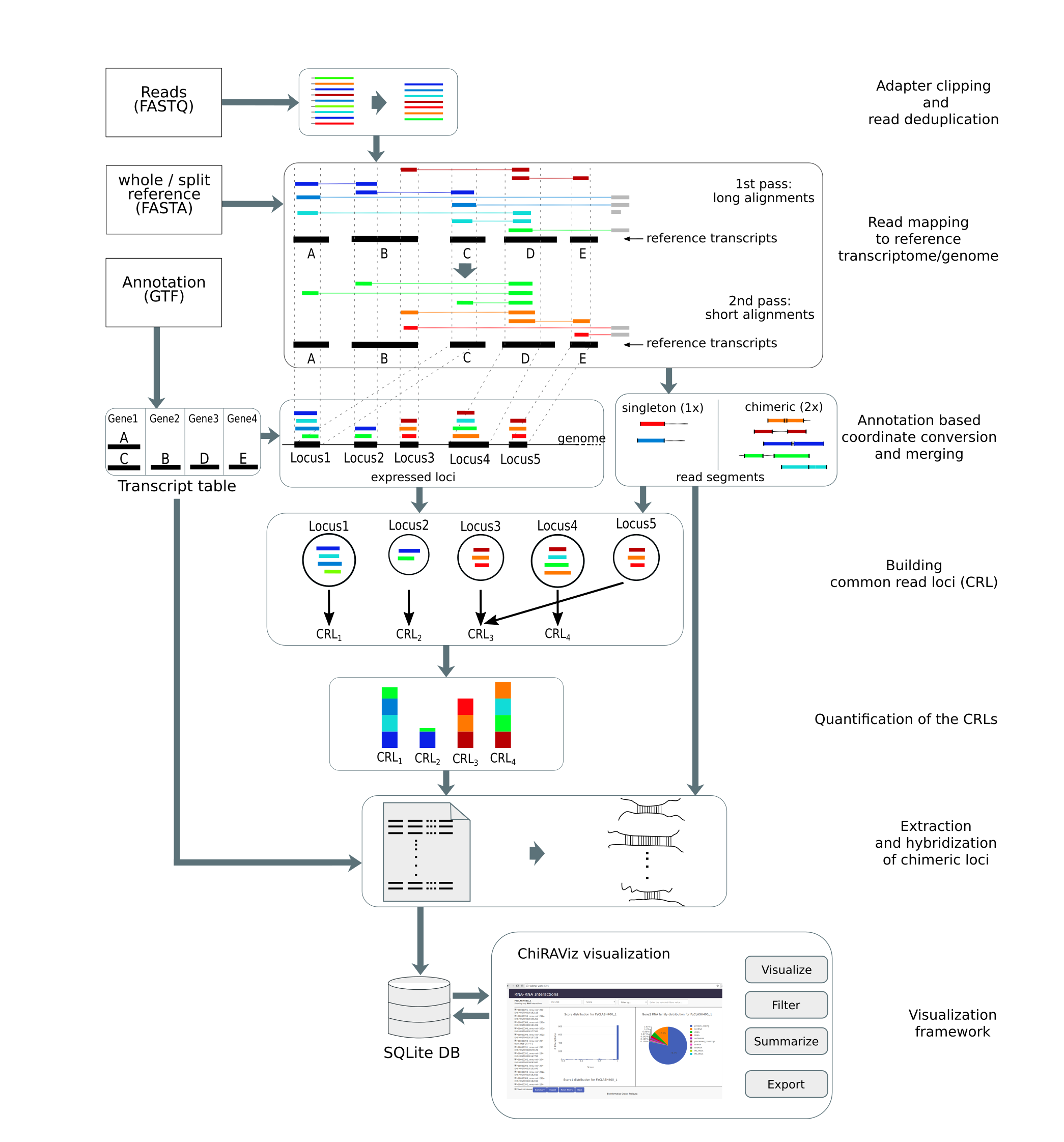 ChiRA workflow. 